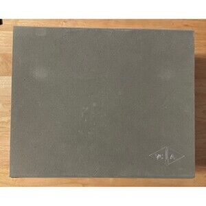 Authentic Van Cleef & Arpels VCA Gray Gift Velvet Large Magnetic Storage Box